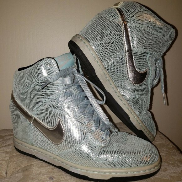 Sold Nike Dunk Sky Hi Disco Ball Womens sneakers sz 7.5 - Picture 9 of 9
